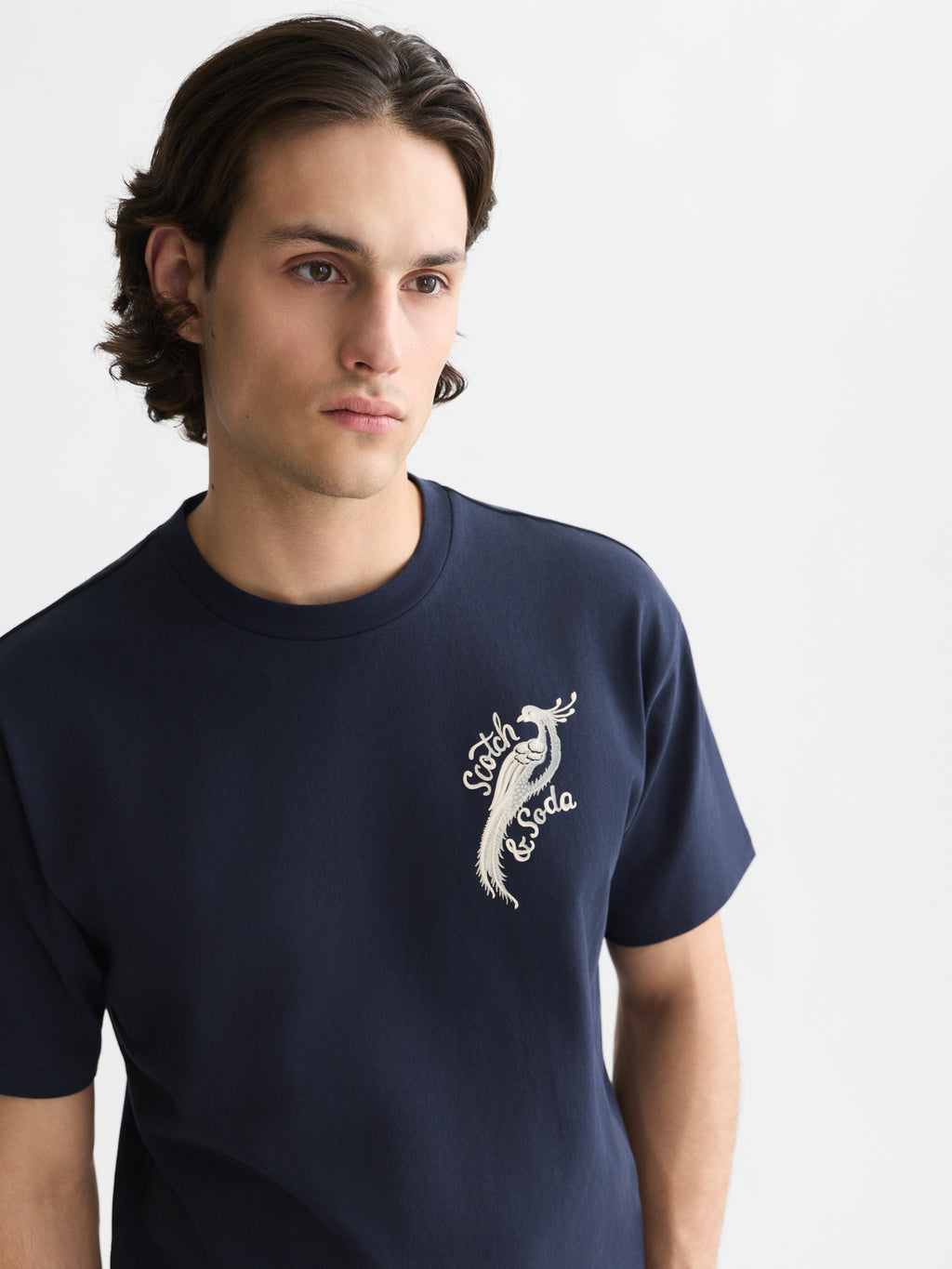 T-shirts korte mouw navy Scotch & Soda