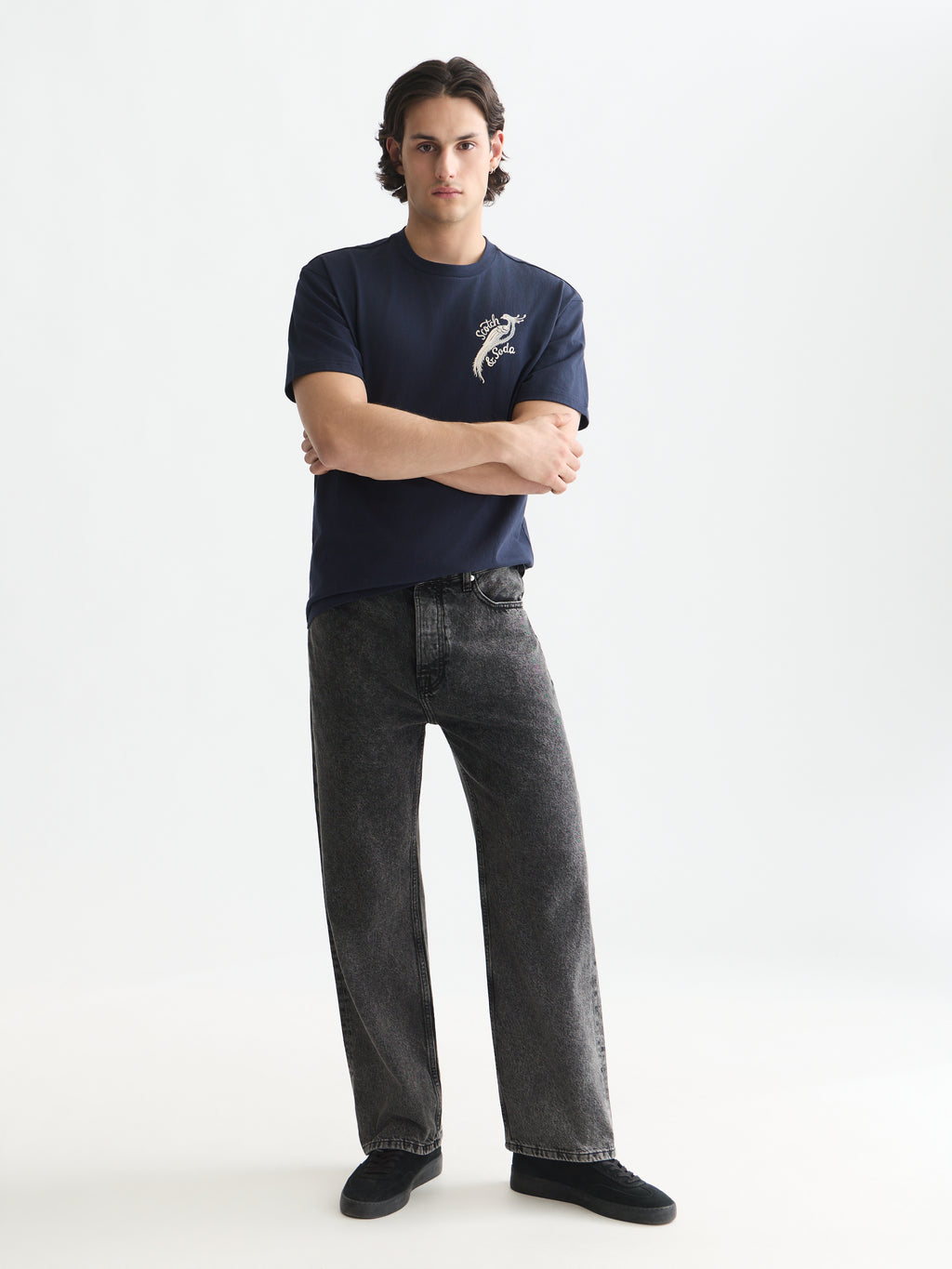 T-shirts korte mouw navy Scotch & Soda