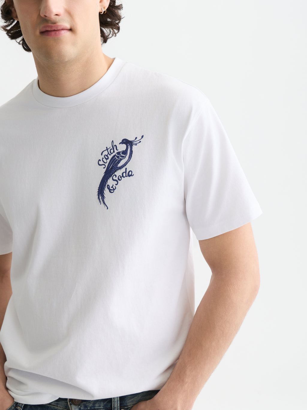 T-shirts korte mouw wit Scotch & Soda