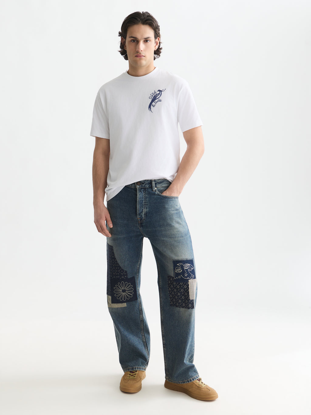 T-shirts korte mouw wit Scotch & Soda