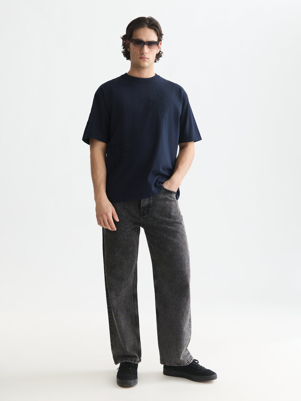 T-shirts korte mouw navy Scotch & Soda