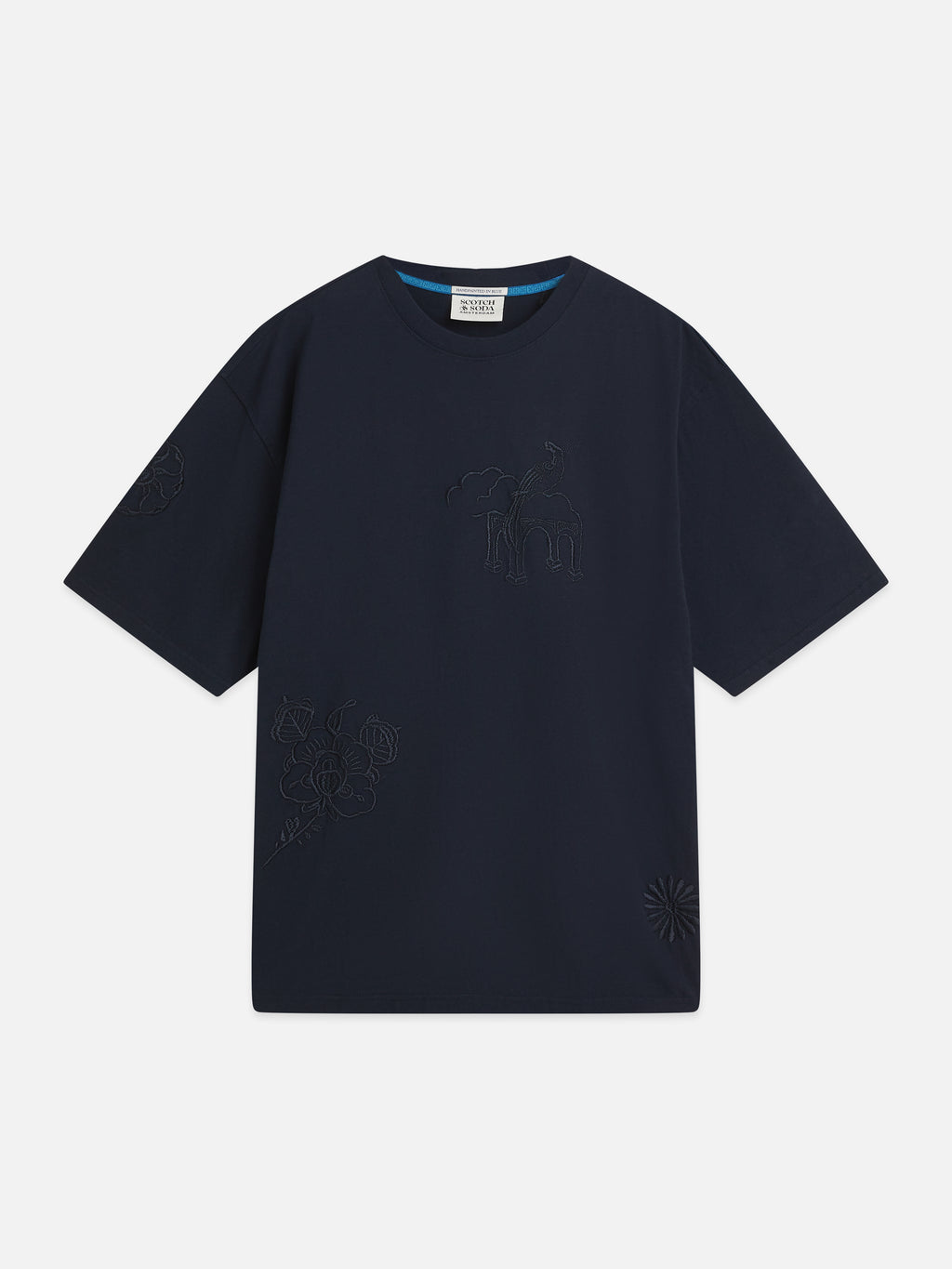 T-shirts korte mouw navy Scotch & Soda