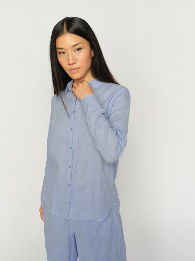 Blouses lange mouw blauw MOS MOSH