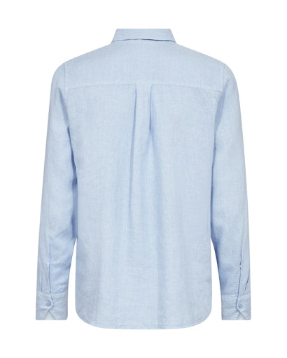 Blouses lange mouw blauw MOS MOSH