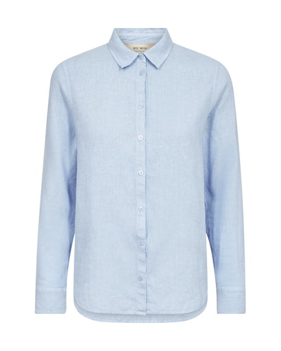 Blouses lange mouw blauw MOS MOSH