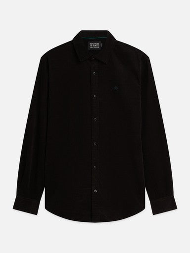 Hemden lange mouw grijs Scotch & Soda