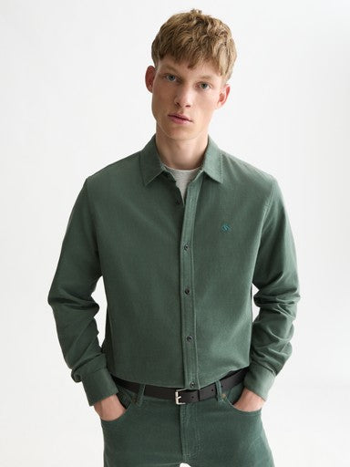 Hemden lange mouw groen Scotch & Soda