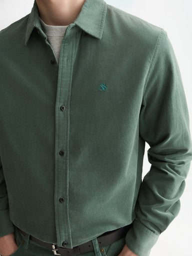 Hemden lange mouw groen Scotch & Soda