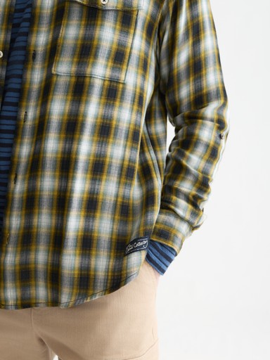 Hemden lange mouw grijs Scotch & Soda