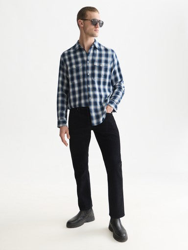 Hemden lange mouw blauw Scotch & Soda