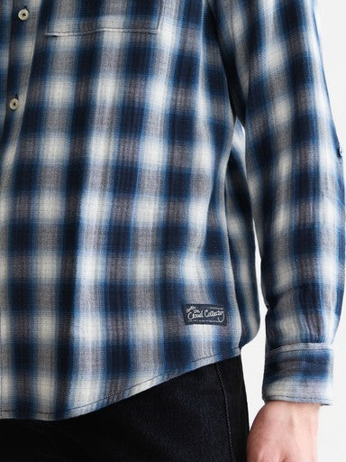 Hemden lange mouw blauw Scotch & Soda