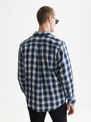 Hemden lange mouw blauw Scotch & Soda