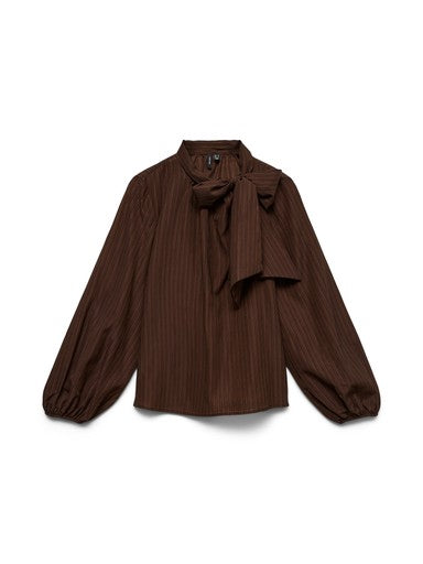Blouses lange mouw bruin VERO MODA