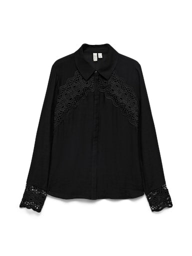 Blouses lange mouw zwart VERO MODA