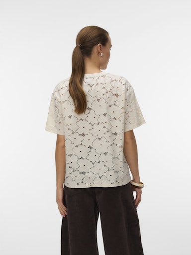 T-shirts korte mouw beige VERO MODA