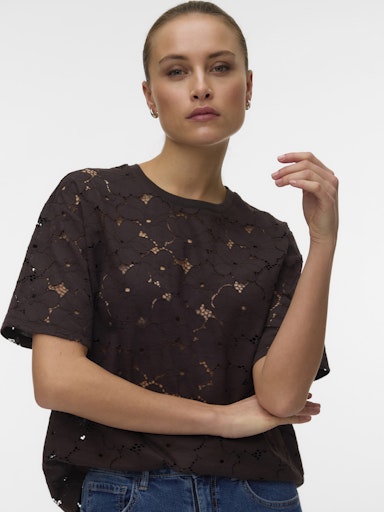 T-shirts korte mouw bruin VERO MODA
