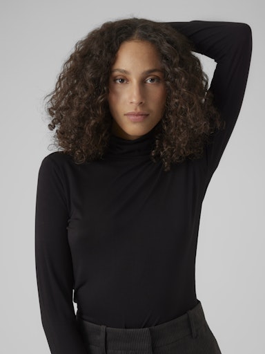 T-shirts lange mouw zwart VERO MODA