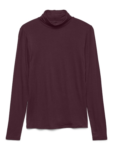 T-shirts lange mouw bordeaux VERO MODA