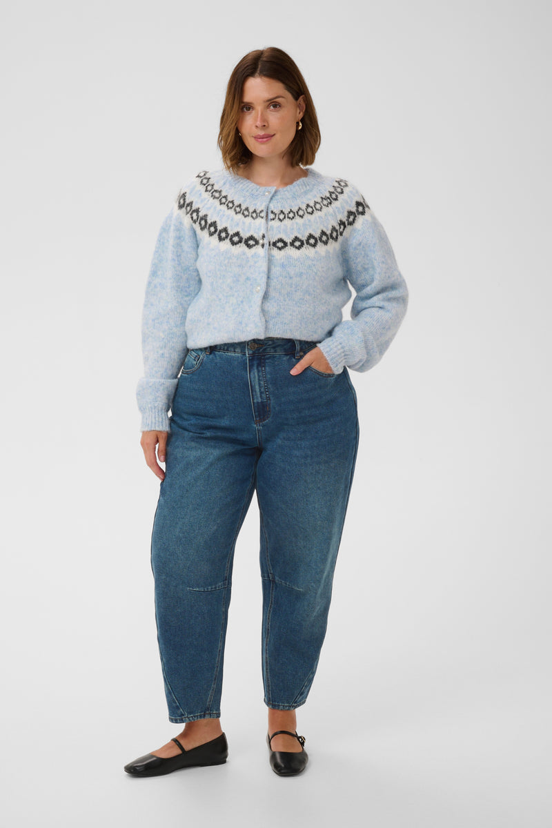 Jeans blauw Kaffe curve