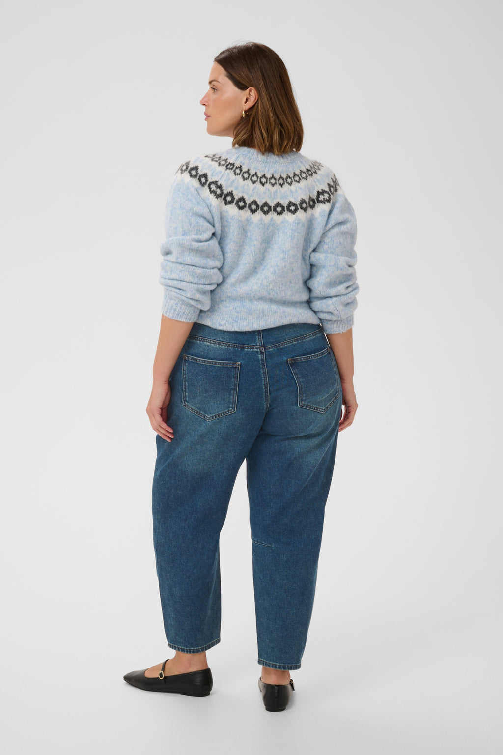 Jeans blauw Kaffe curve