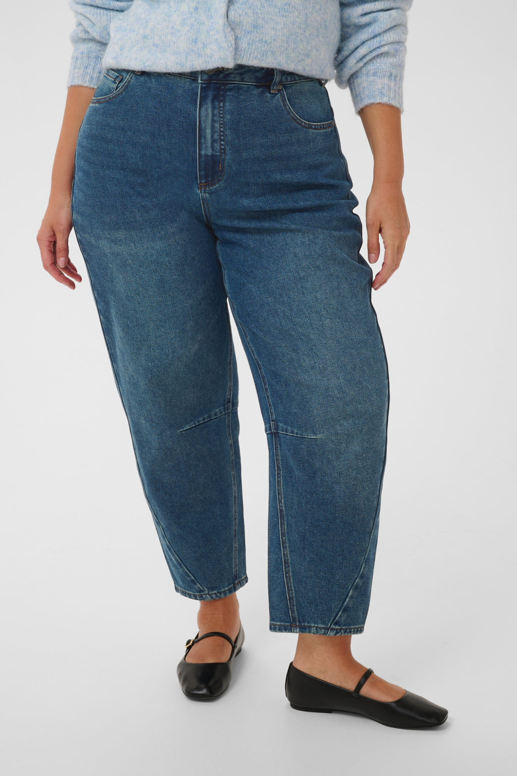 Jeans blauw Kaffe curve