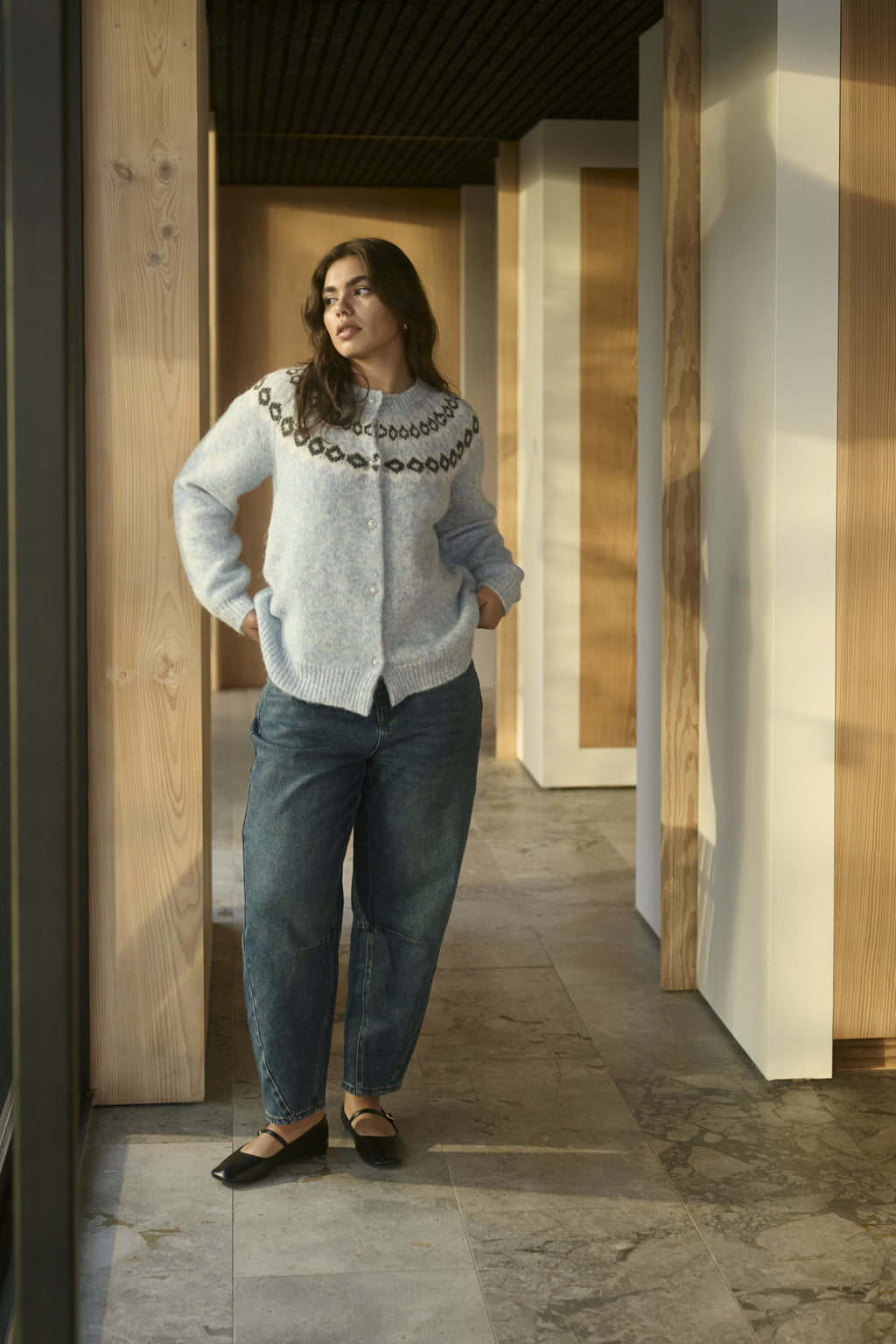 Jeans blauw Kaffe curve