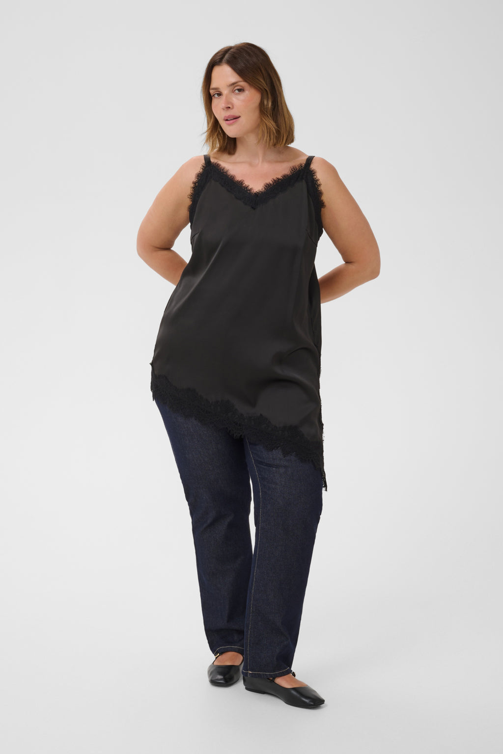 Tops zwart Kaffe curve