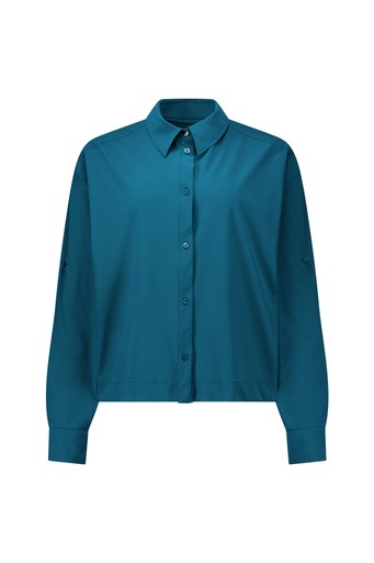 Blouses lange mouw blauw Studio Anneloes