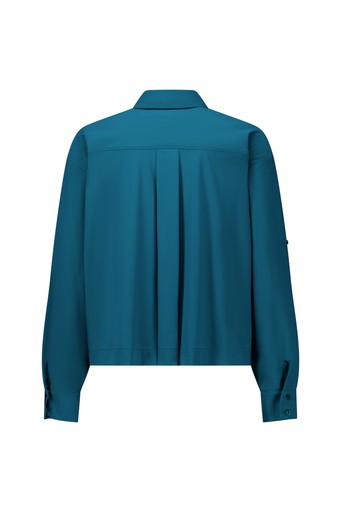 Blouses lange mouw blauw Studio Anneloes