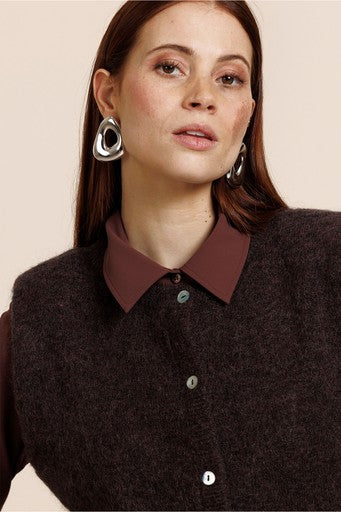 Cardigans bruin Studio Anneloes