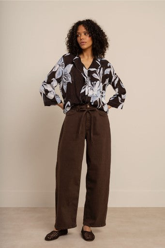 Jeans bruin Studio Anneloes
