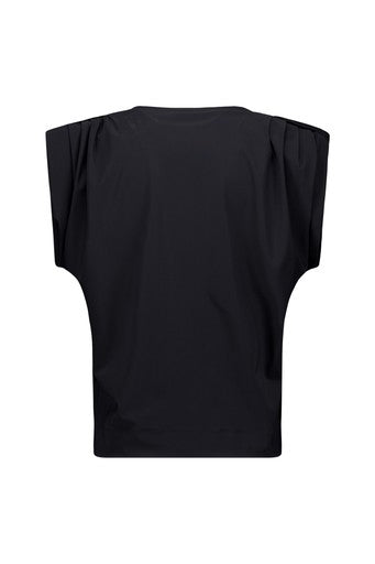 Blouses korte mouw zwart Studio Anneloes