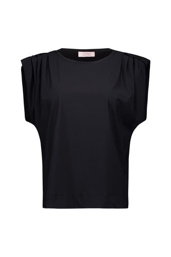 Blouses korte mouw zwart Studio Anneloes
