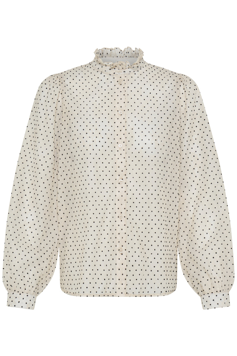 Blouses lange mouw wit Pulz Jeans
