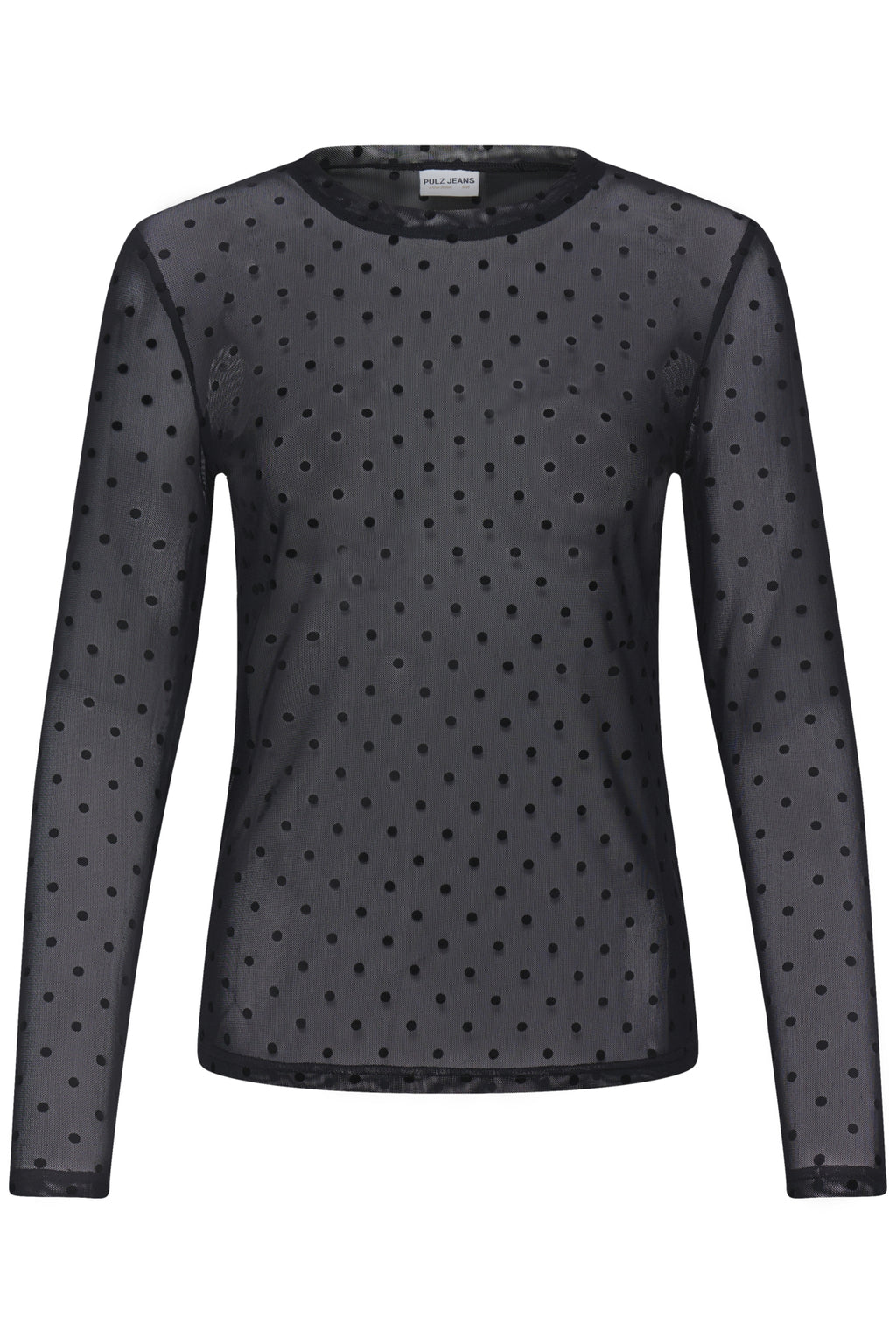T-shirts lange mouw zwart Pulz Jeans