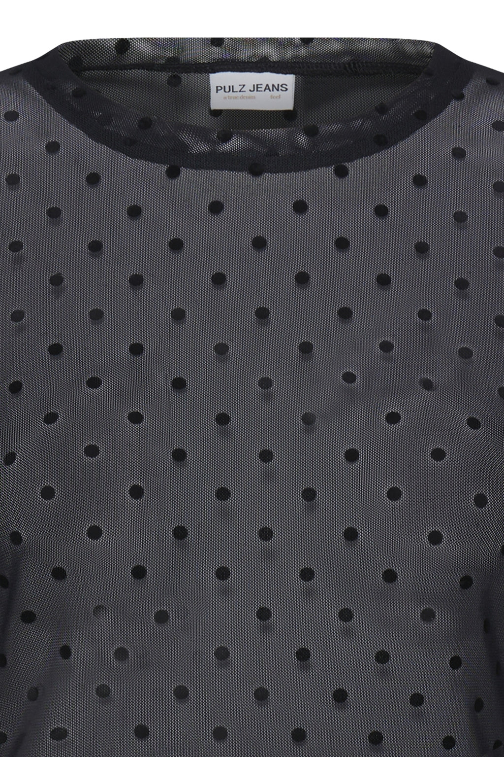 T-shirts lange mouw zwart Pulz Jeans