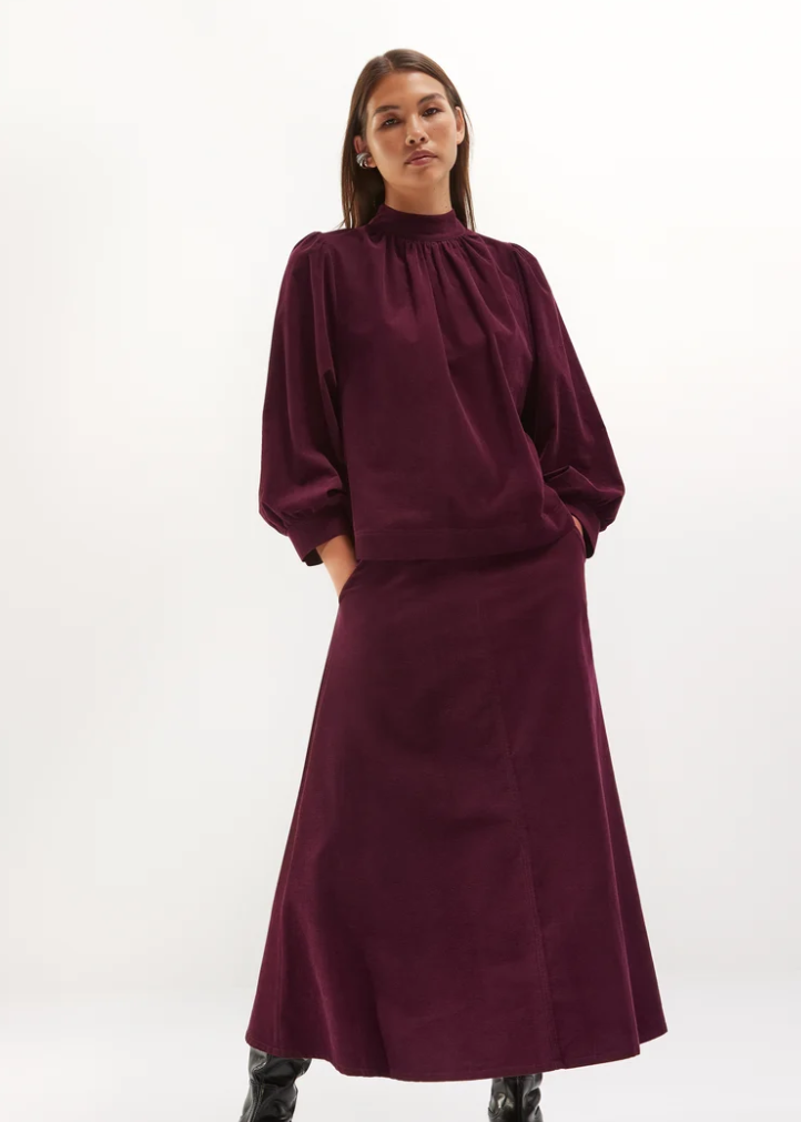 Blouses lange mouw bordeaux Senso