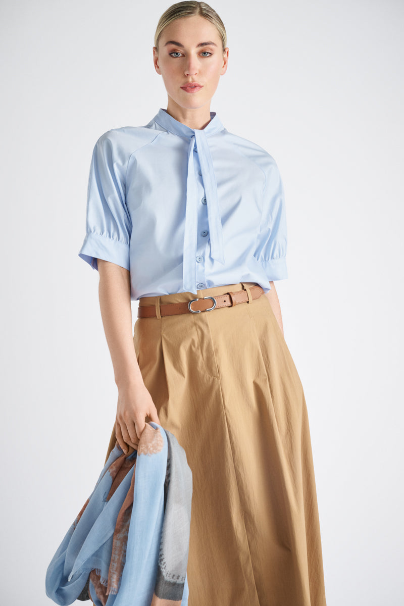 Blouses lange mouw blauw Marie Méro