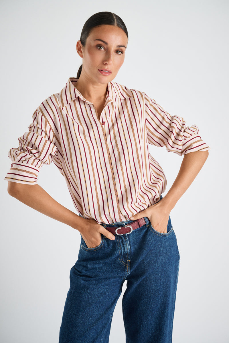 Blouses lange mouw roze Marie Méro