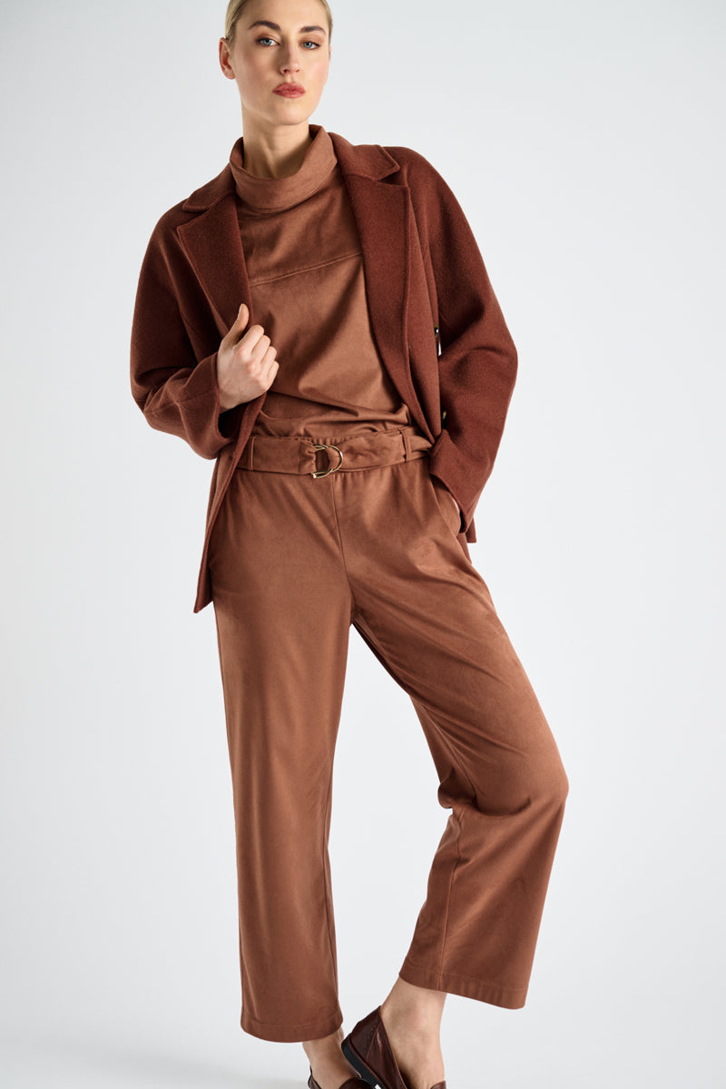 Blouses korte mouw bruin Marie Méro
