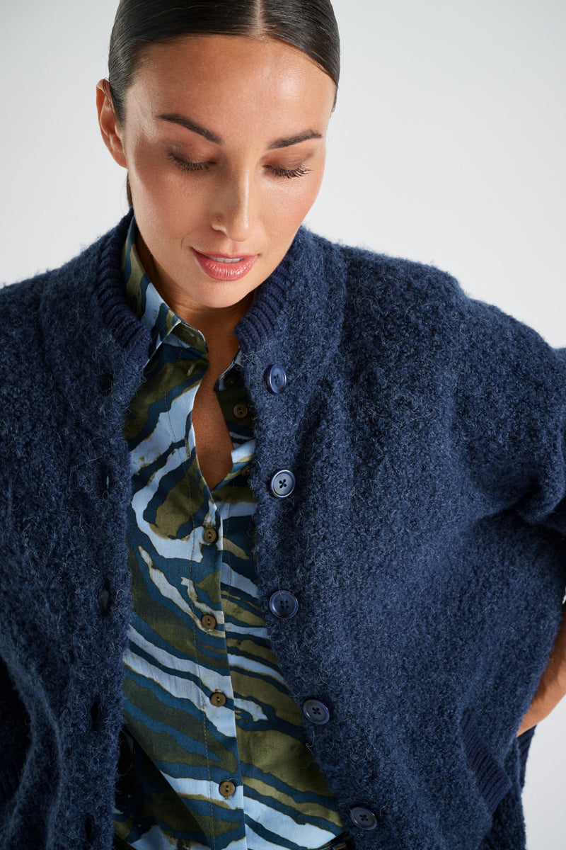 Blouses lange mouw blauw Marie Méro
