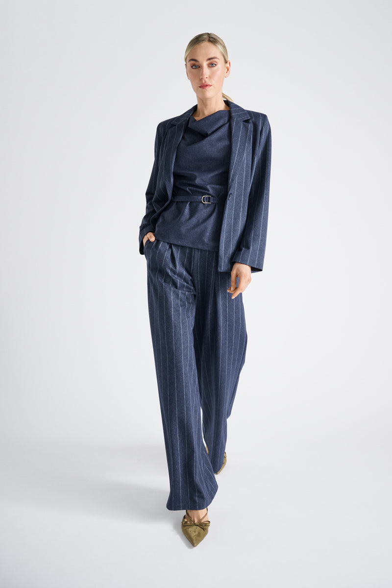 Blouses korte mouw navy Marie Méro
