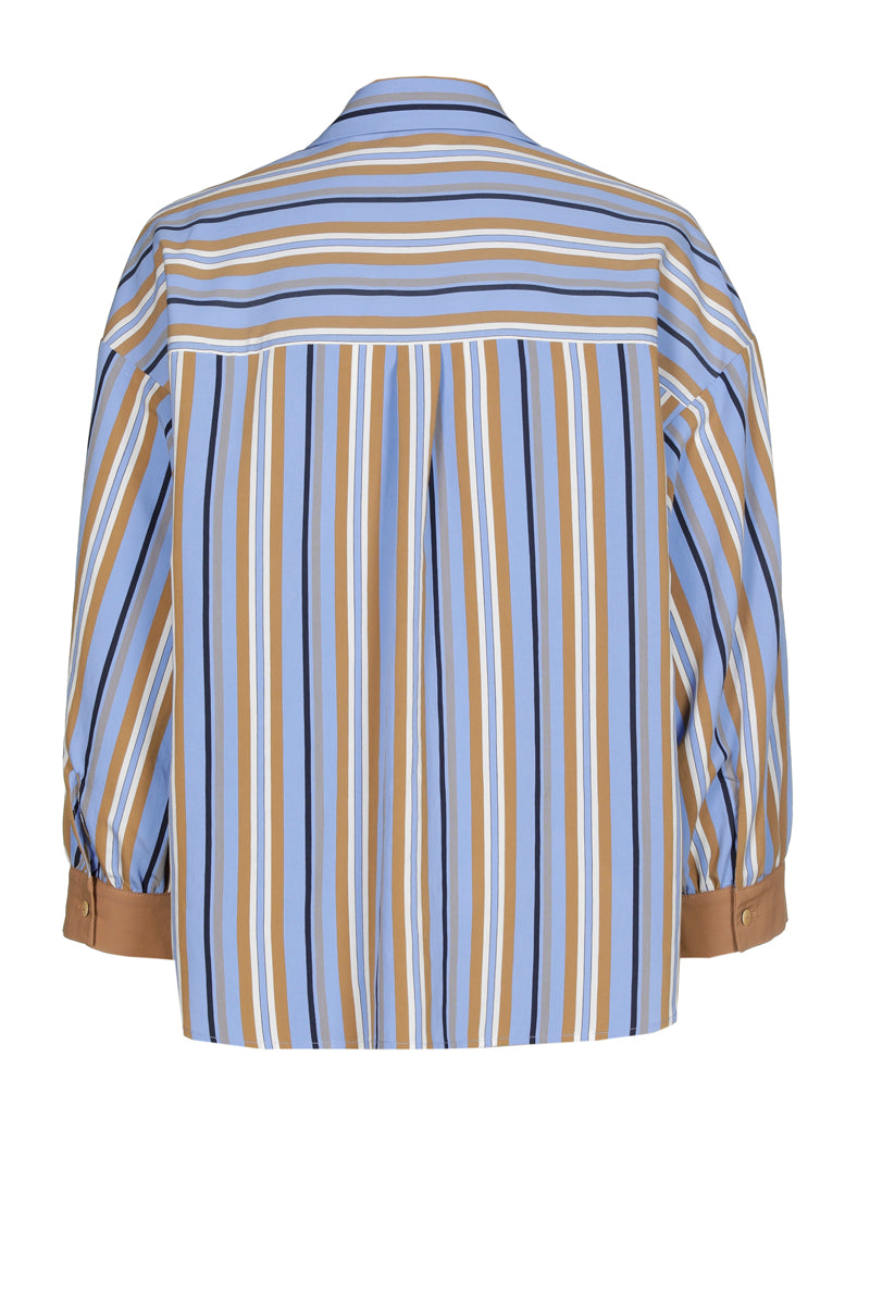 Blouses lange mouw blauw Marie Méro