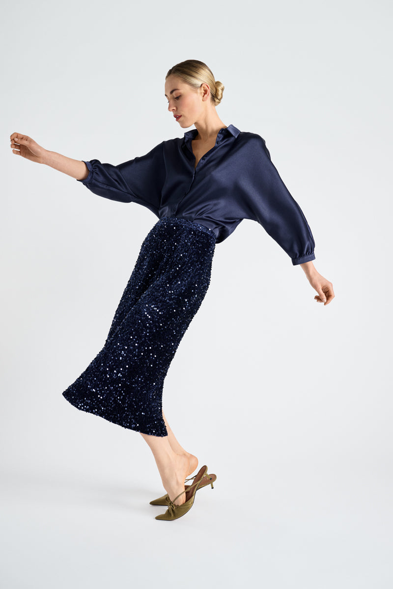 Rokken navy Marie Méro
