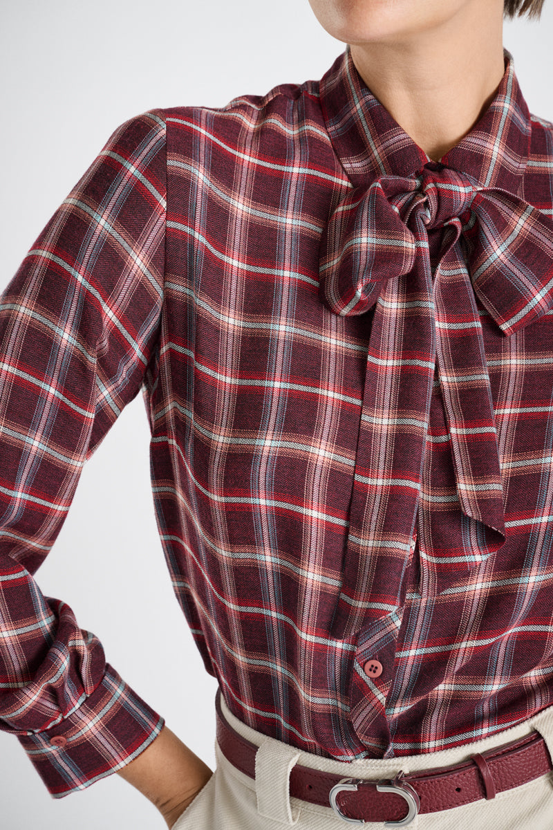 Blouses lange mouw bordeaux Marie Méro