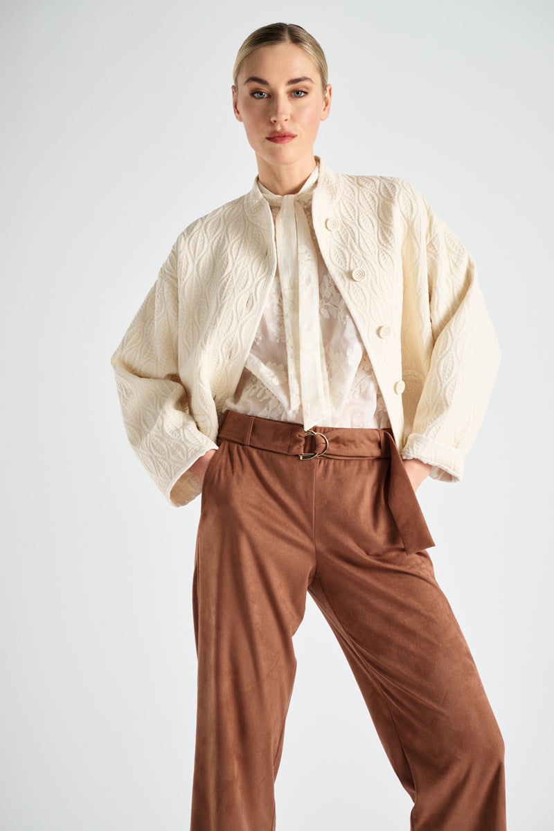 Blouses lange mouw beige Marie Méro