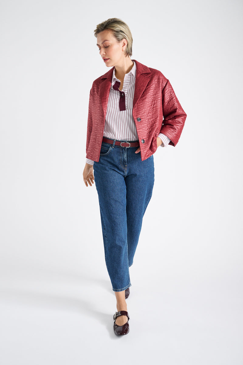Blouses lange mouw bordeaux Marie Méro