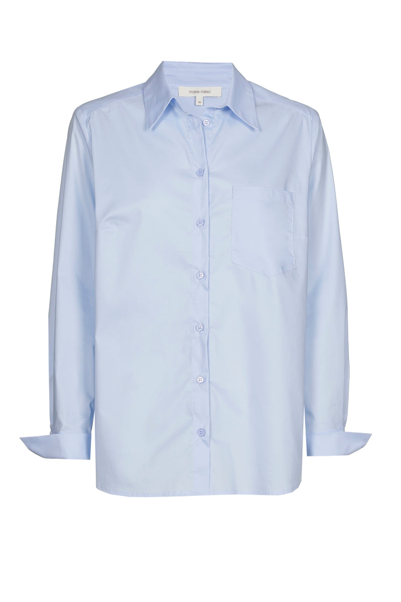 Blouses lange mouw blauw Marie Méro
