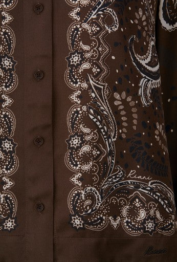 Blouses lange mouw bruin RIANI