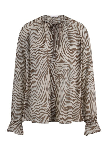 Blouses lange mouw beige RIANI